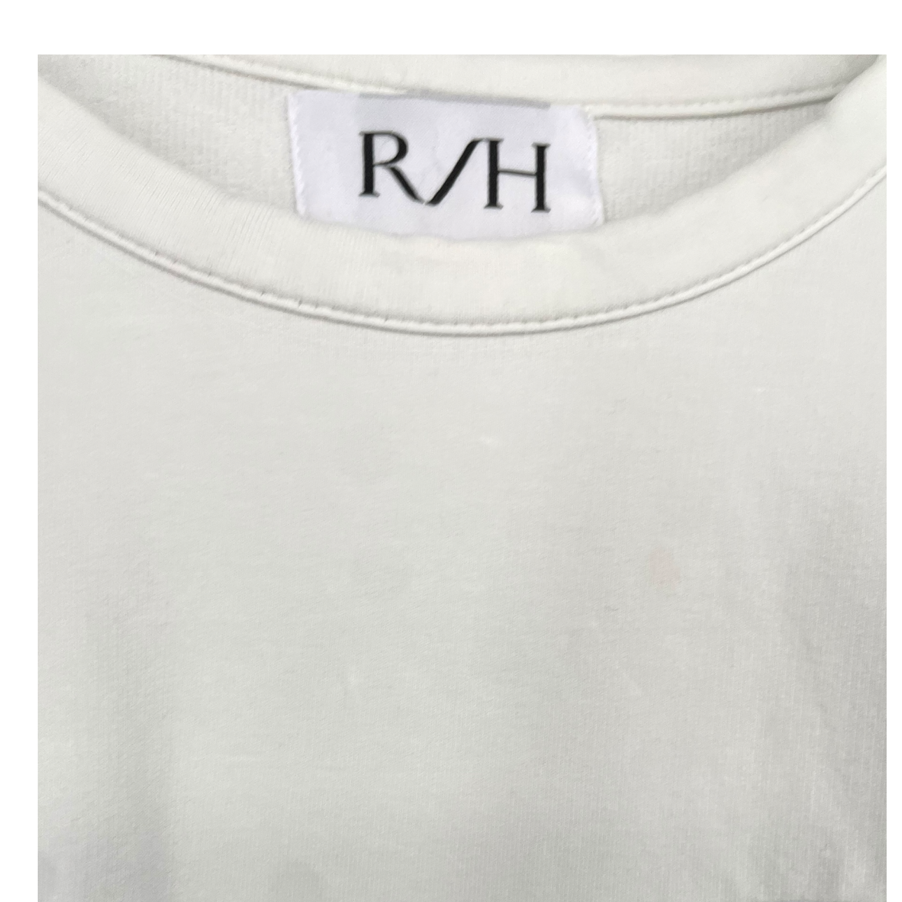 R/H mickey sweatshirt, white/black | woman M