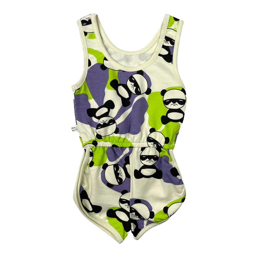 Mainio playsuit, spy panda | 98/104cm