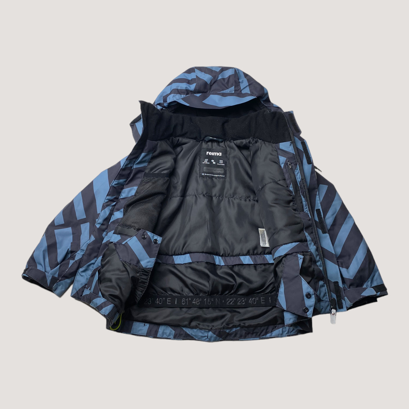 Reima ski jacket, midnight blue | 104cm