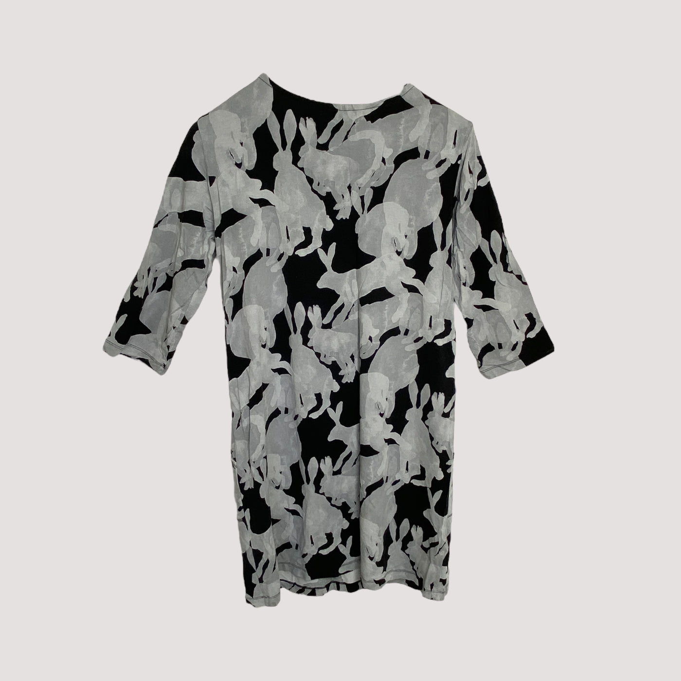 Marimekko tunic, silver / black | woman S