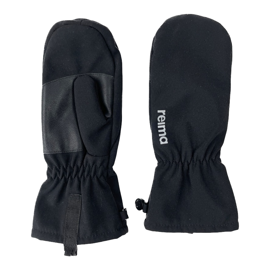 Reima osaten rain mittens, black | 12-14 y