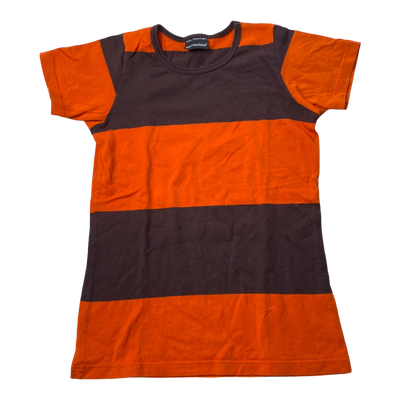 Marimekko t-shirt, chocolate / orange | 150cm
