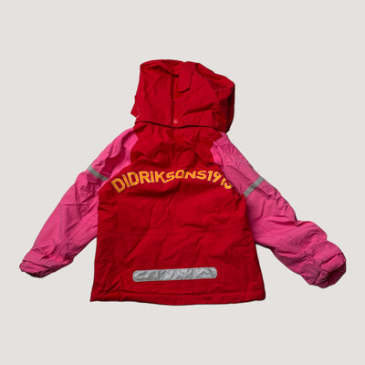 Didriksons wind jacket, hot pink/red | 80cm