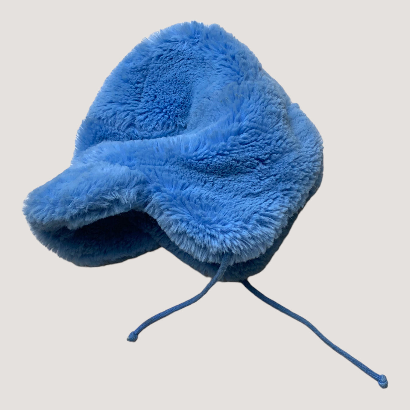 Mini Rodini fluffy hat, deep sky blue | 44/46cm