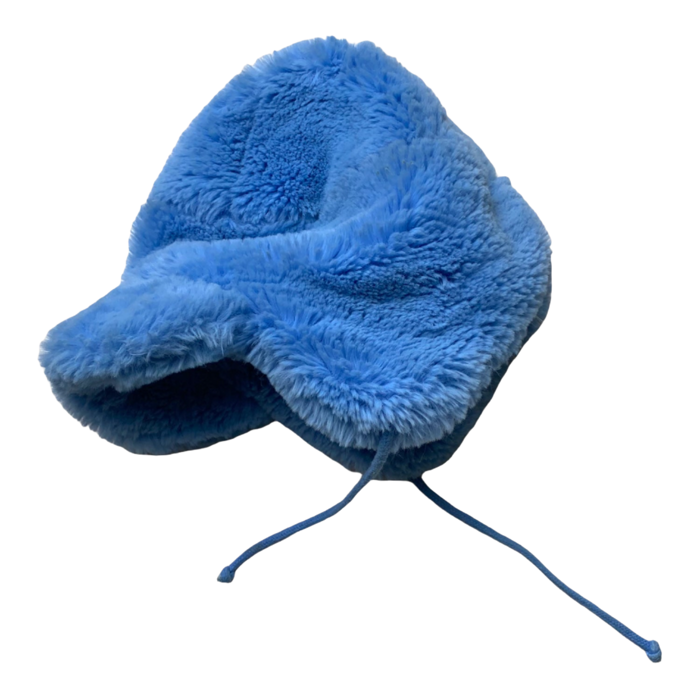 Mini Rodini fluffy hat, deep sky blue | 44/46cm