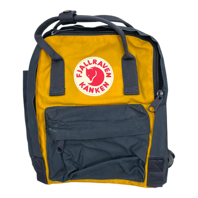 Fjällräven kånken reppu, blue / yellow – käytetty