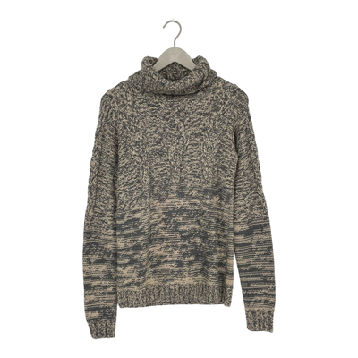 KARINFRAIDENRAIJ knitted susana sweater, beige/grey | woman M