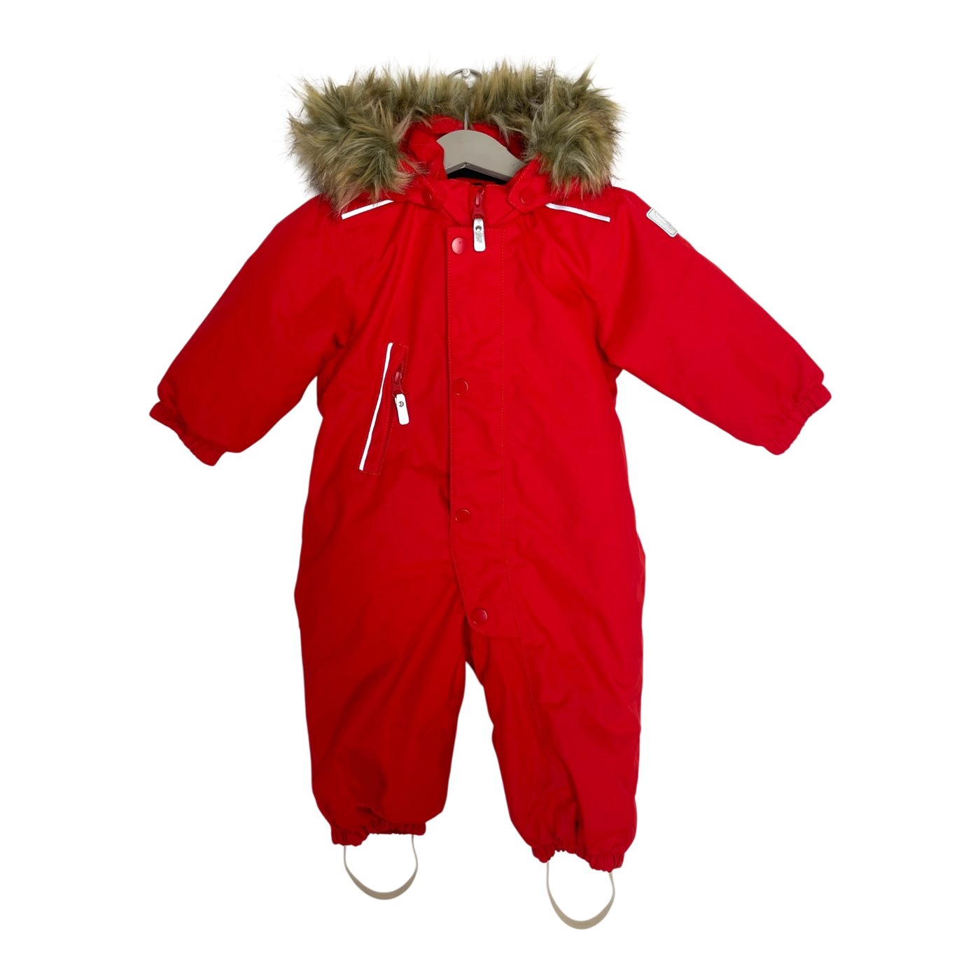 Reima toddler gotland snowsuit, tomato red | 74cm