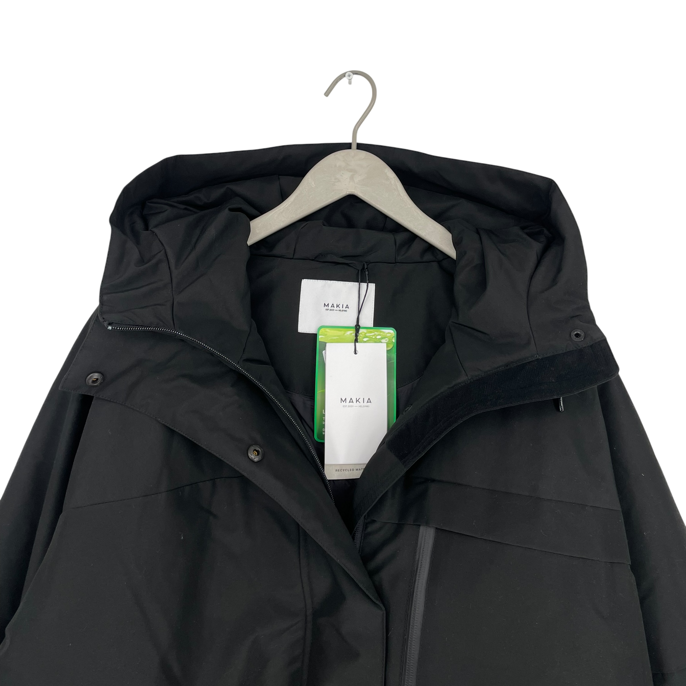 Makia Li parka jacket, black | woman XL – Ninyes