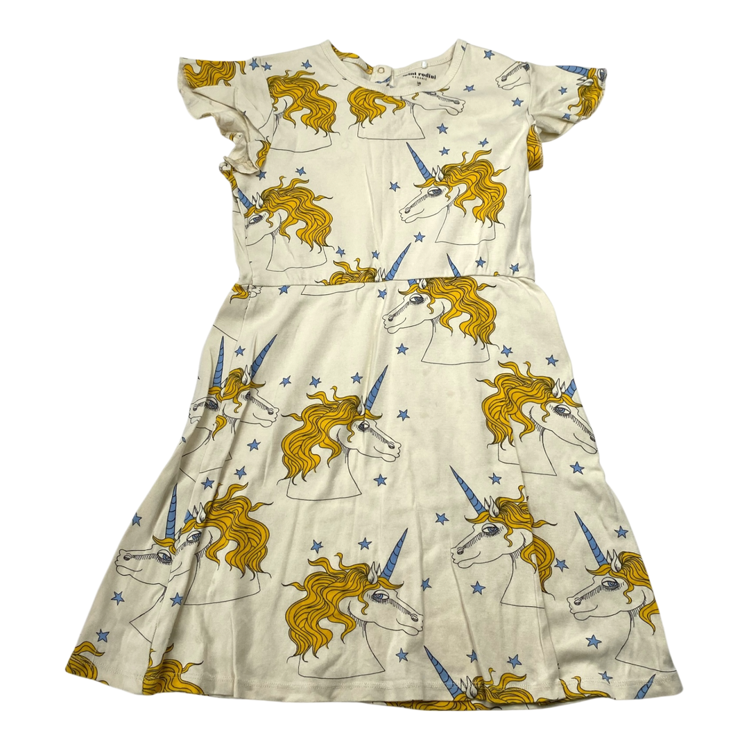 Mini Rodini t-shirt dress, unicorn