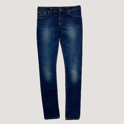 tight long john jeans, blue | women 30/34