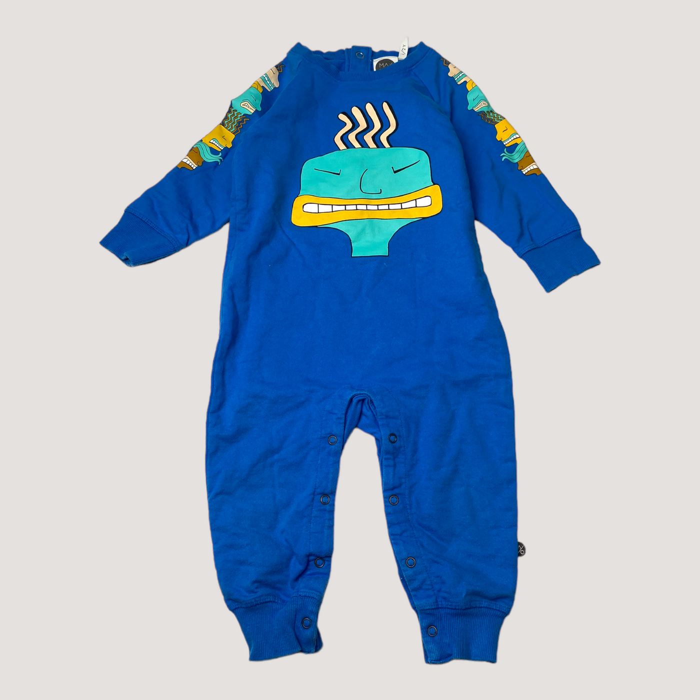 Mainio sweat jumpsuit, blue | 86/92cm