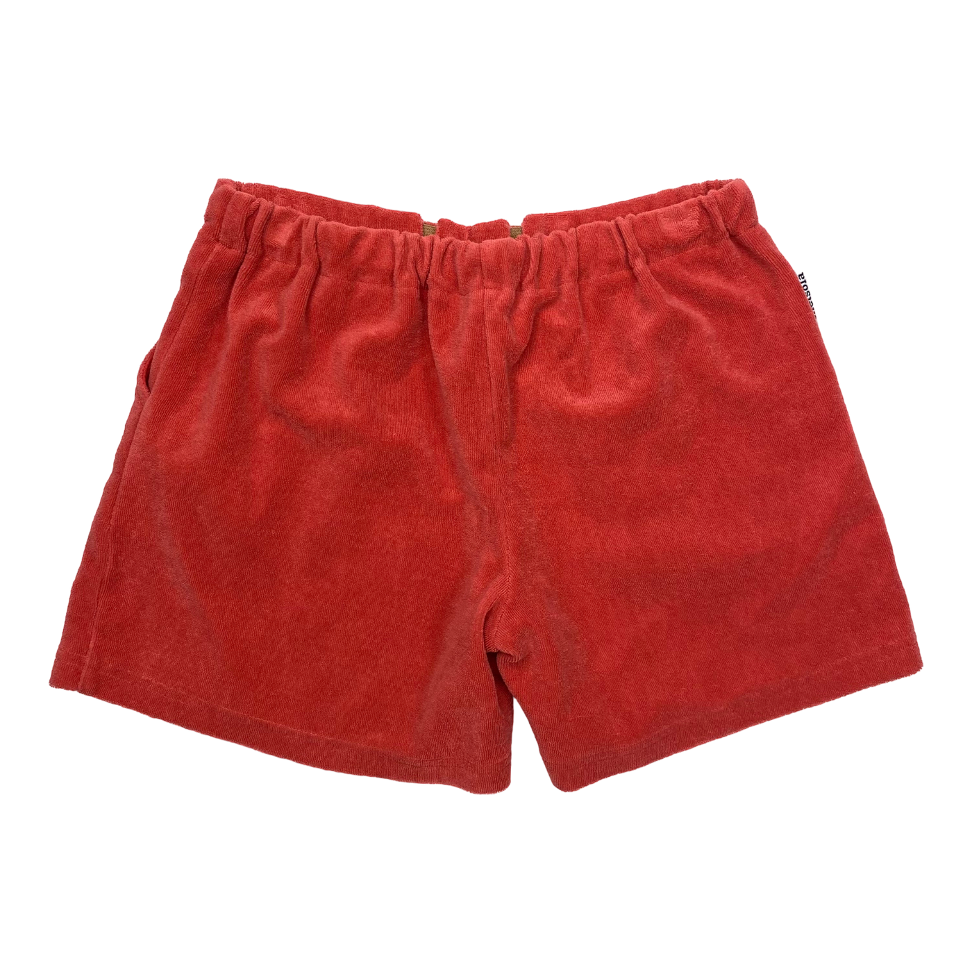 Metsola terry shorts, chili red | 134/140cm