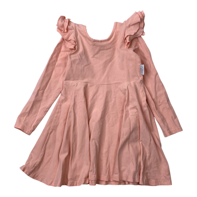 Gugguu florette dress, peach | 98cm