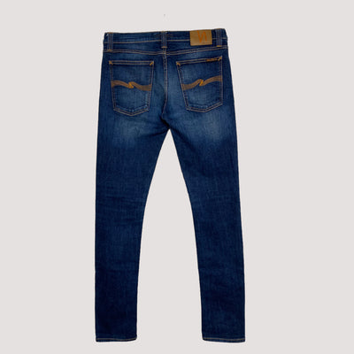 tight long john jeans, blue | women 30/34