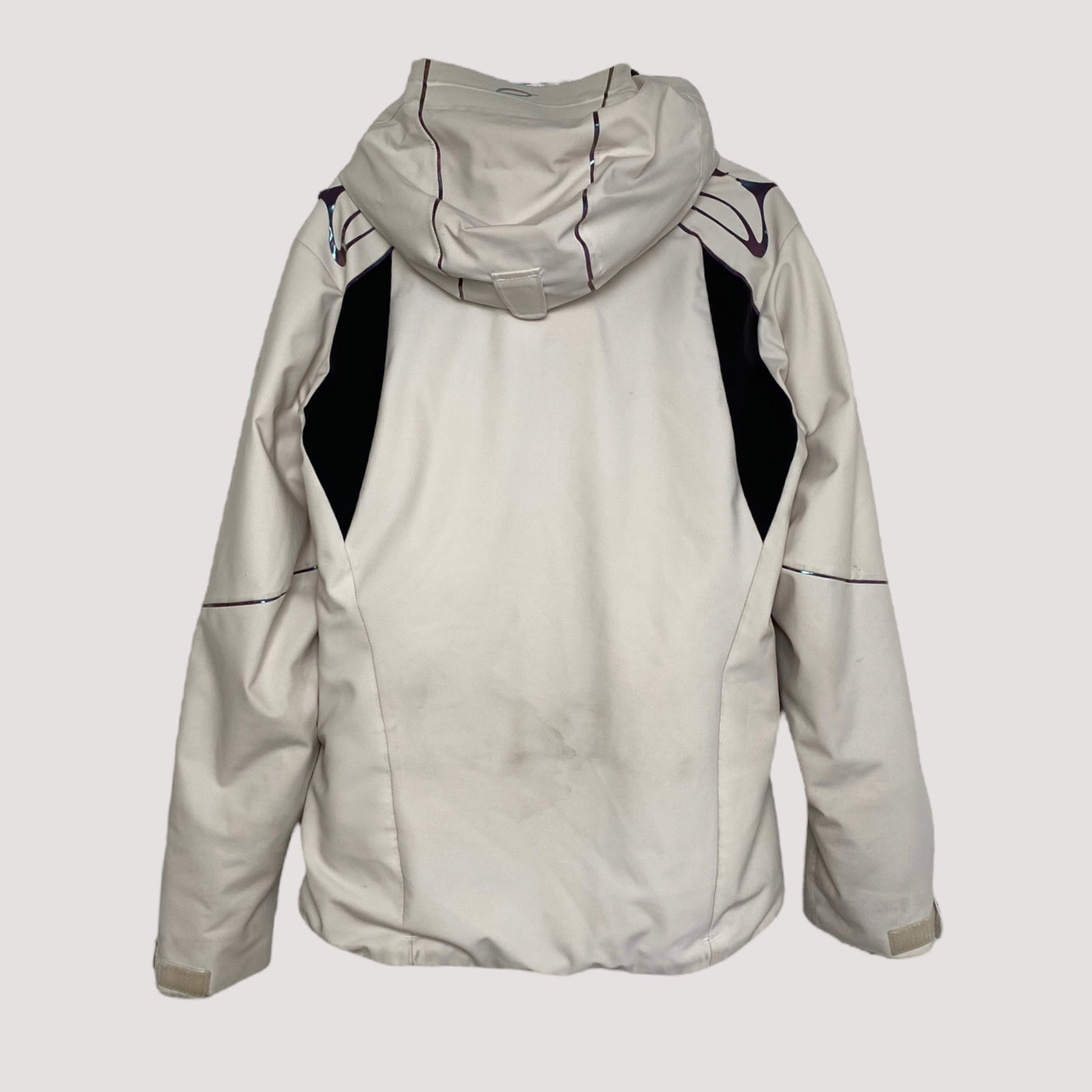winter shell jacket, ivory | woman 38