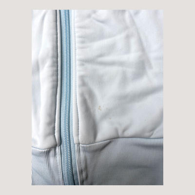 Gugguu zipper sweat jacket, sky blue | 110cm