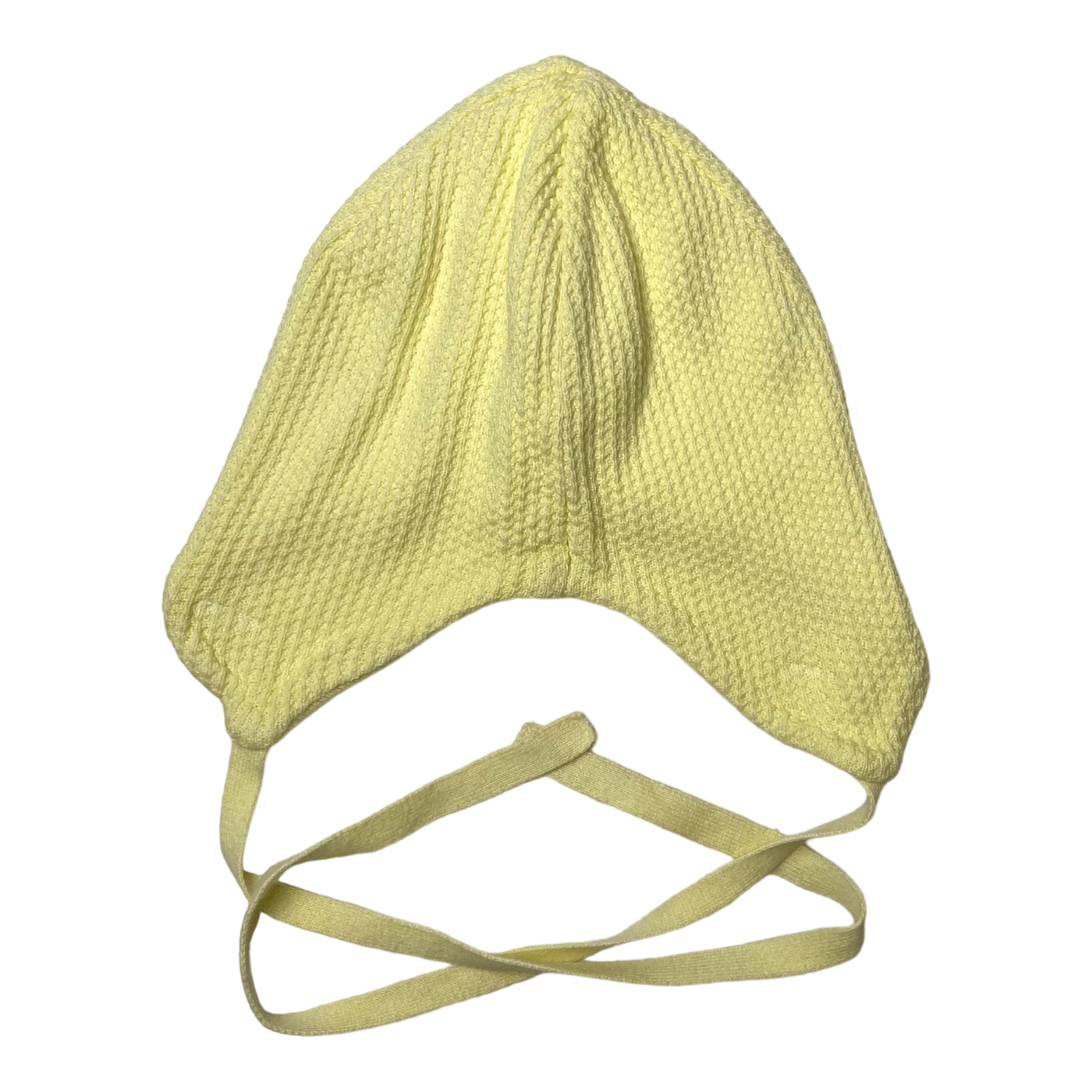 Gugguu cotton knitted beanie, light yellow | 44/45cm