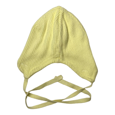 Gugguu cotton knitted beanie, light yellow | 44/45cm