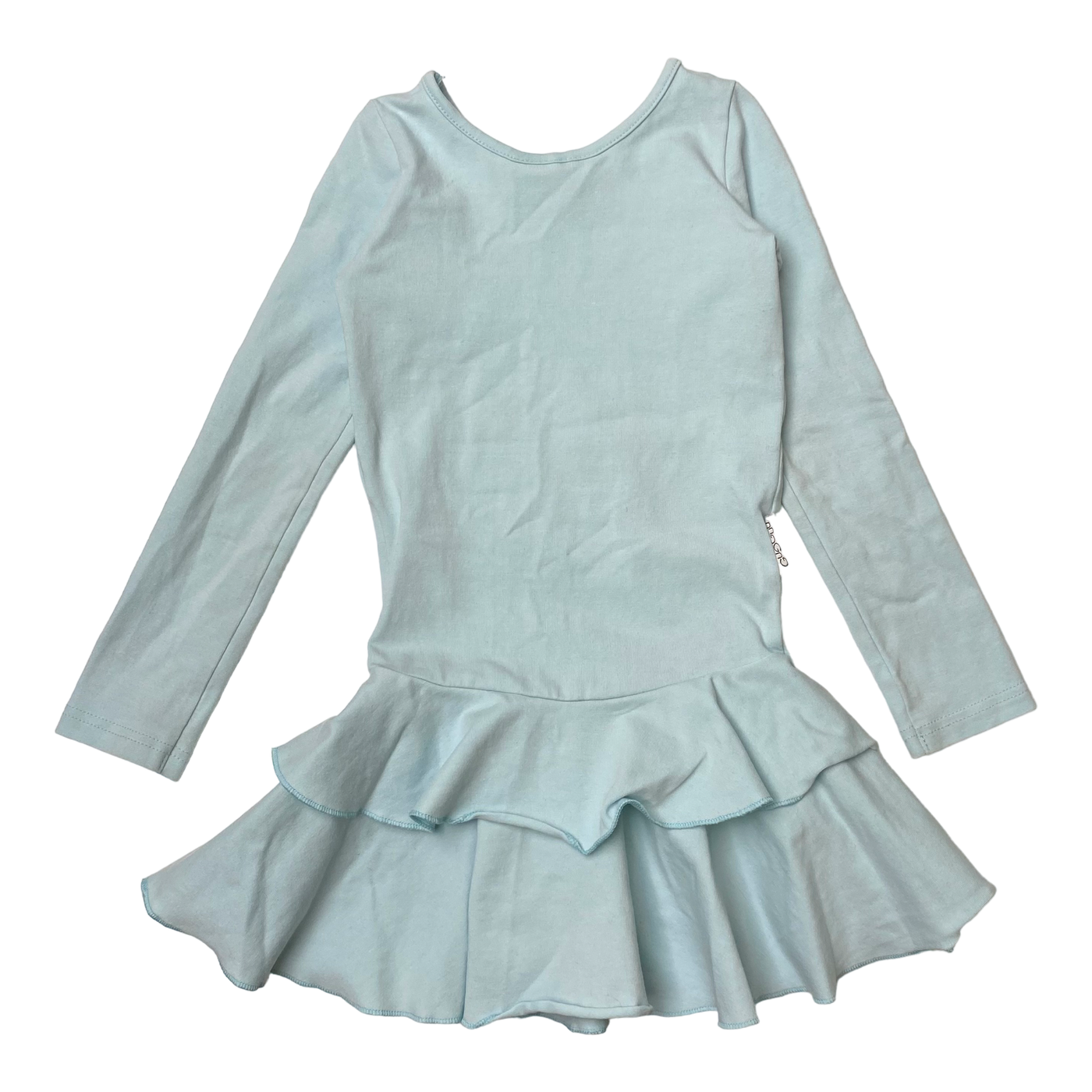 Gugguu frilla dress, sky blue | 92cm