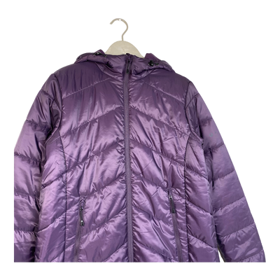 Halti element padded parka jacket, purple | woman 40