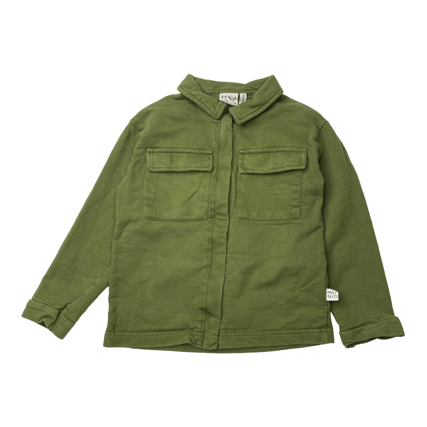 Mainio sweat jacket, olive | 110/116cm