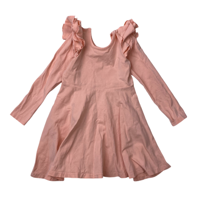 Gugguu florette dress, peach | 98cm