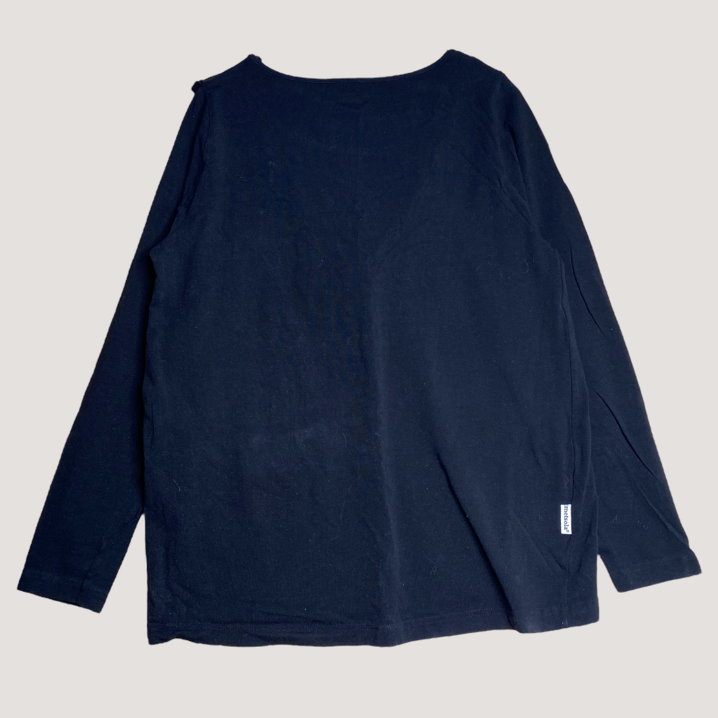 Metsola frill shirt, black | woman XL