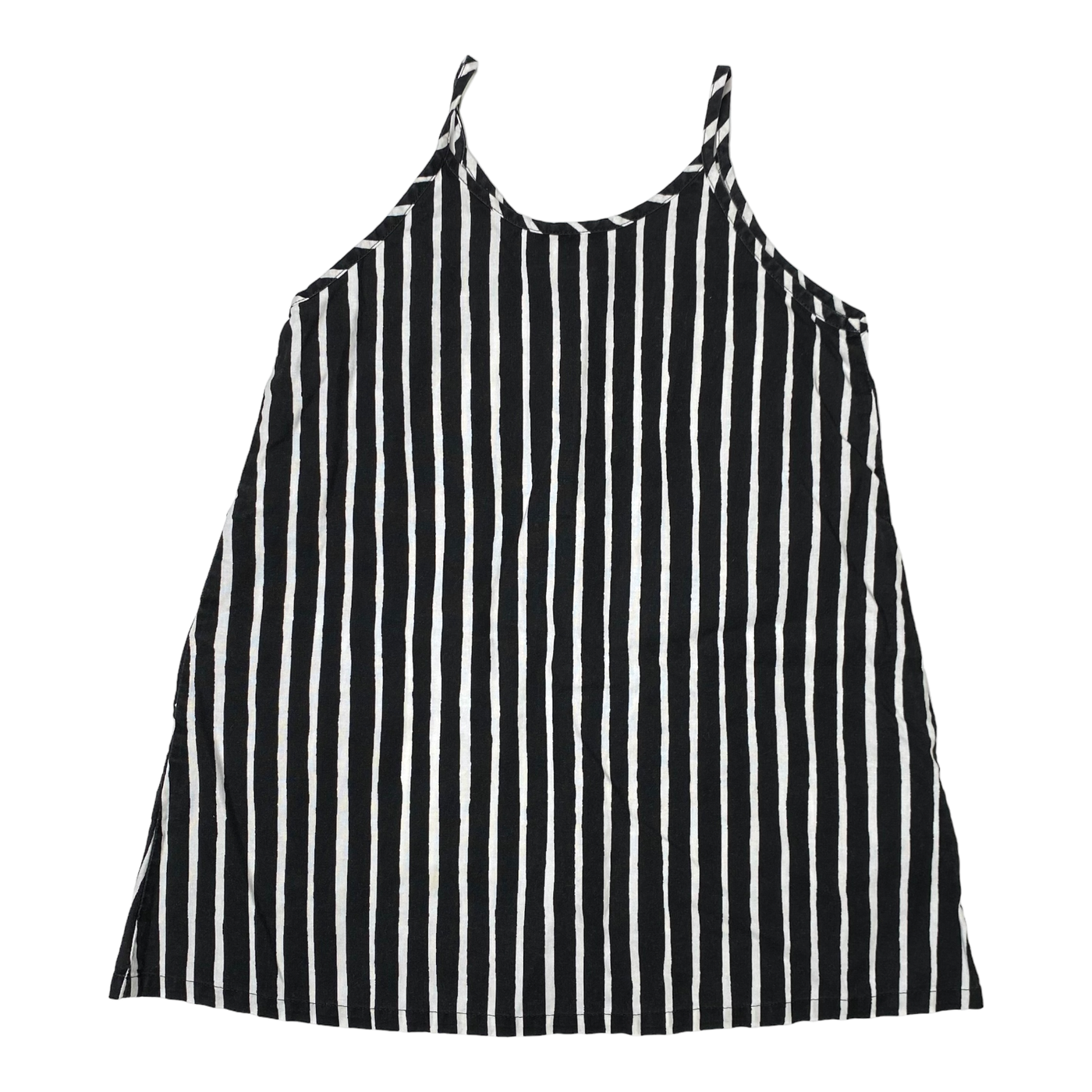 Marimekko stripe dress, black | 100cm