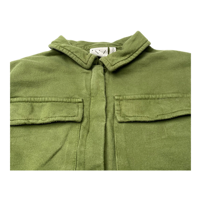 Mainio sweat jacket, olive | 110/116cm