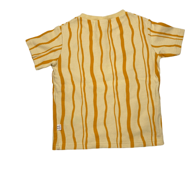 Mainio waffle t-shirt, stripe | 110/116cm