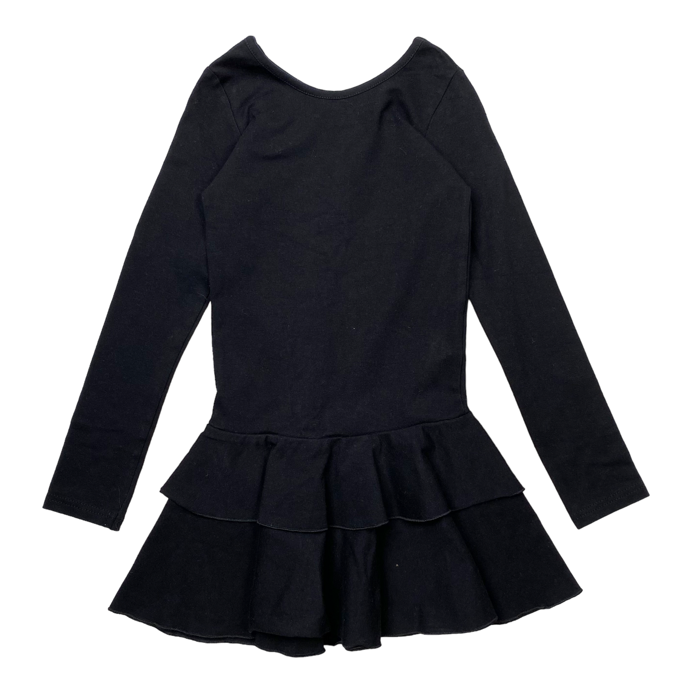 Gugguu frilla dress, black | 110cm