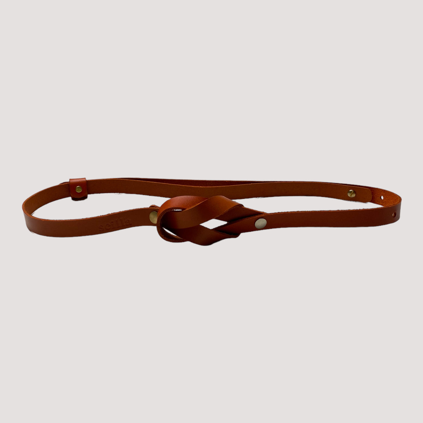 knot belt, brown | one size