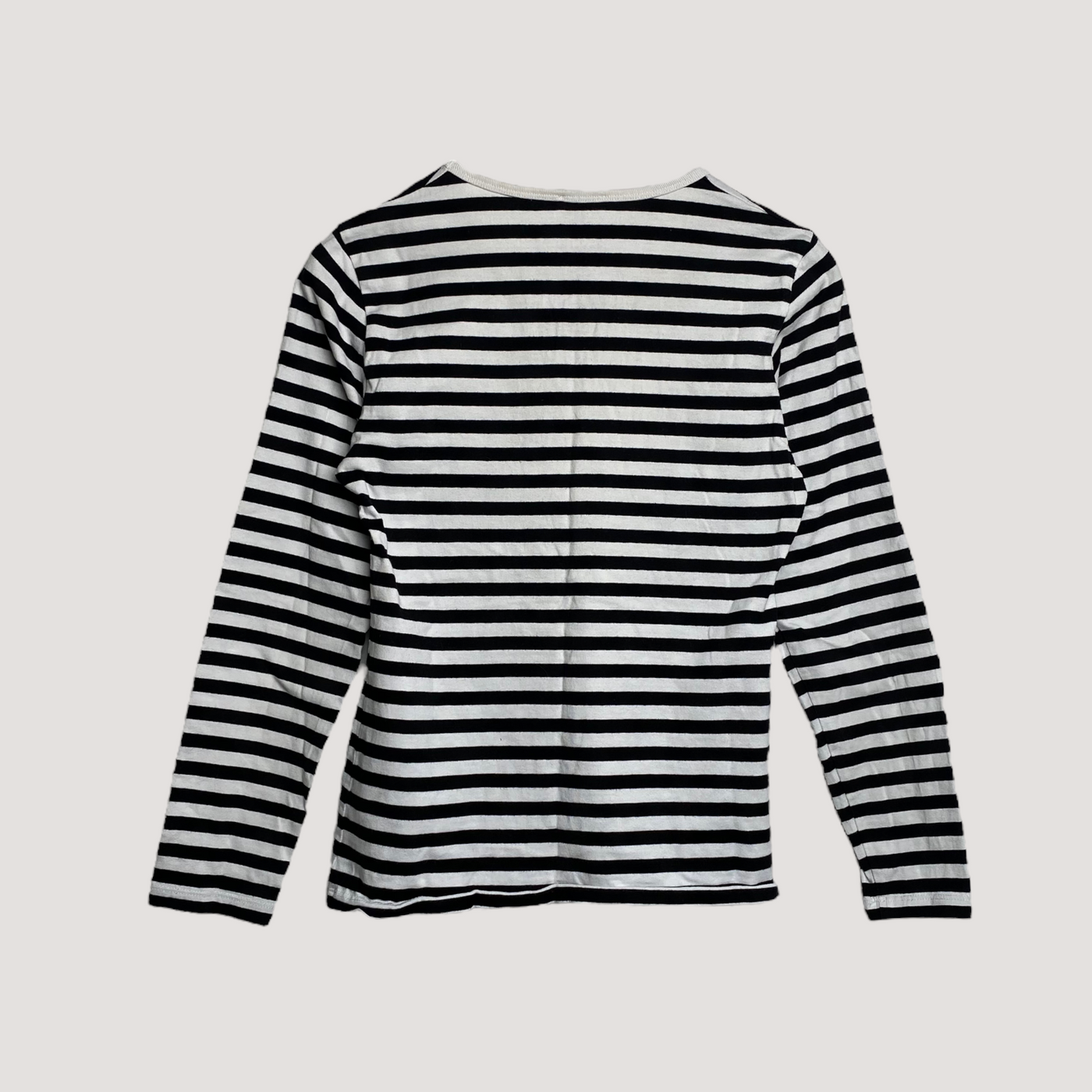 Marimekko stripe shirt, black/white | woman XS