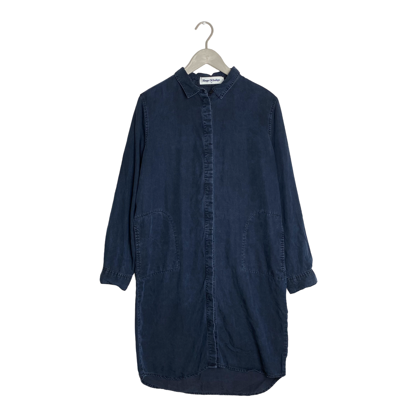 Kings of Indigo priscilla shirt dress, charcoal | women M