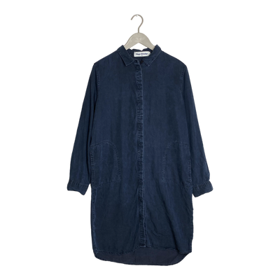 Kings of Indigo priscilla shirt dress, charcoal | women M