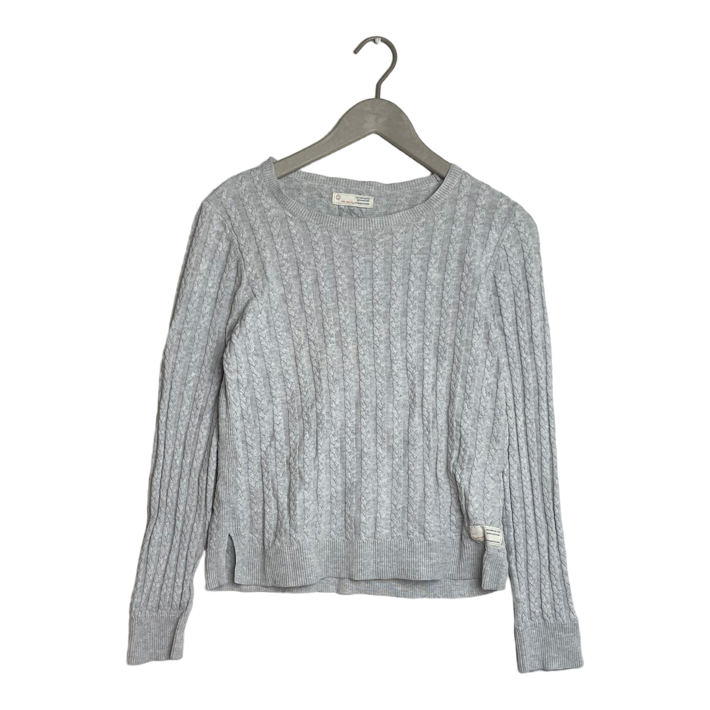 Odd Molly cable knit shirt, platinum | woman S