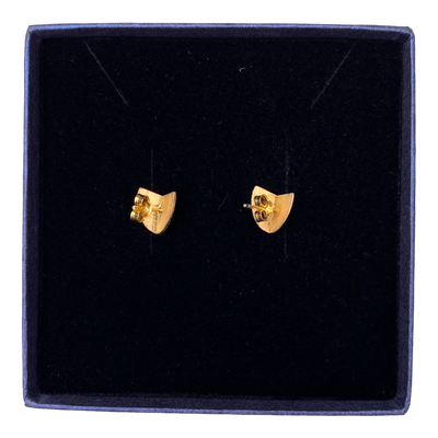 CU jewellery Roof big earrings, gold | onesize
