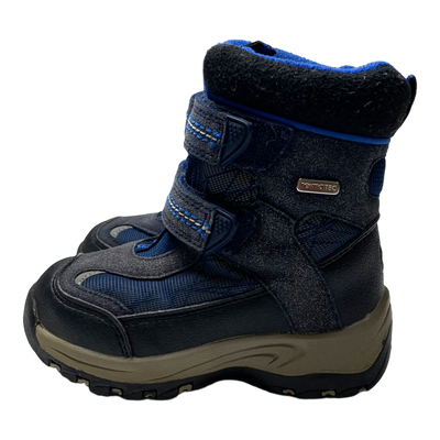 Reima padded velcro boots, black/blue | 25