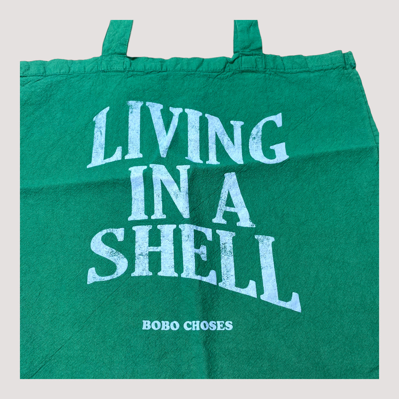 tote bag, living in a shell | one size