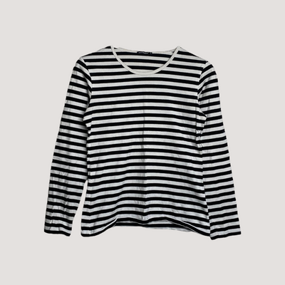 Marimekko stripe shirt, black/white | woman XS