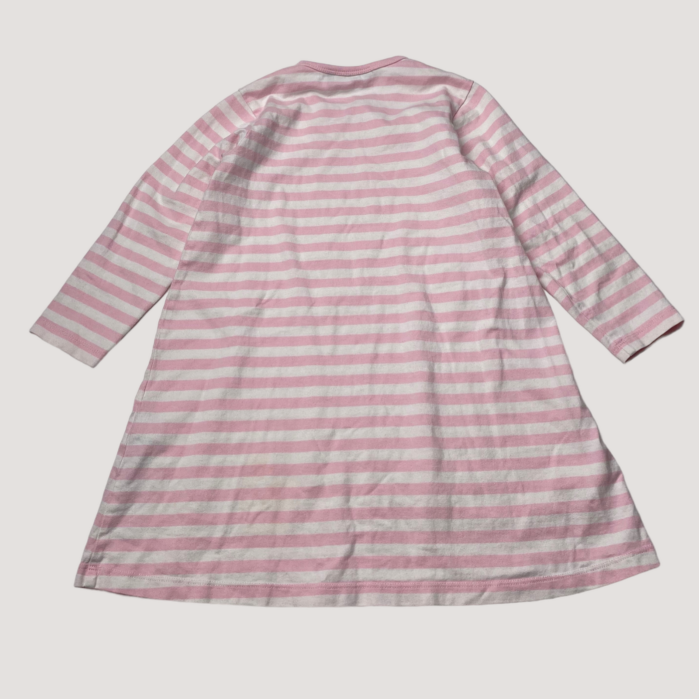 Marimekko stripe dress, pink/white | 104/110cm