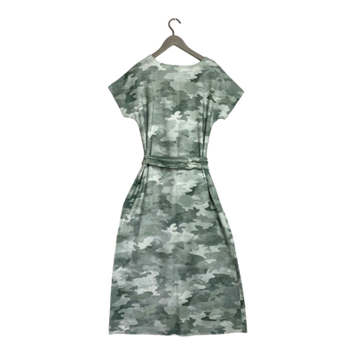 Ommellinen luotto dress, tea green camo | woman L