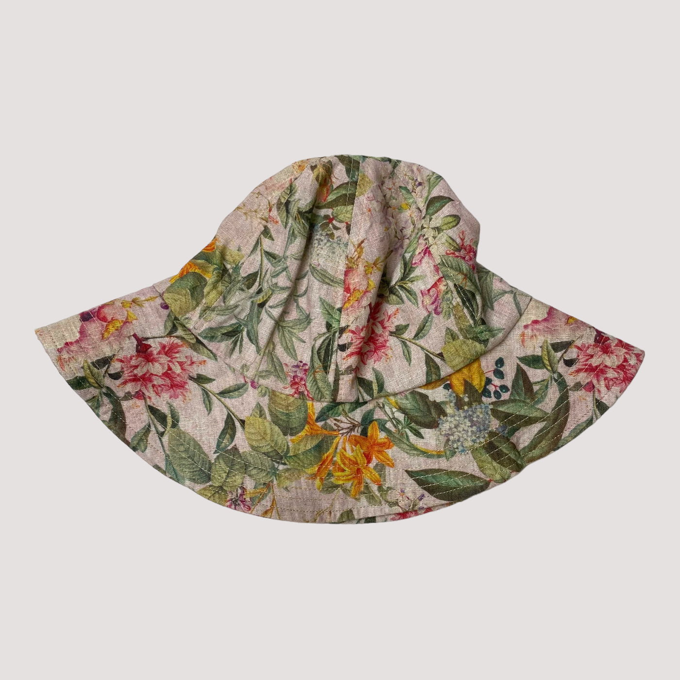 summer hat, flowers | woman 57-58cm