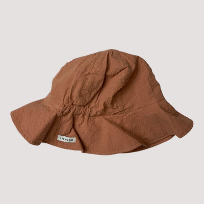 bucket sun hat, brown sugar | 1-2y