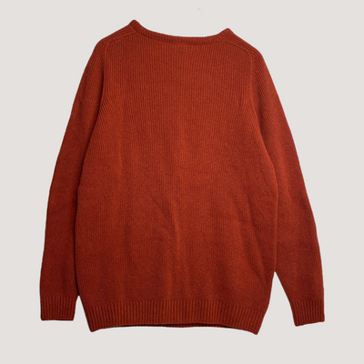 North Outdoor merino sweater, fire brick | woman L