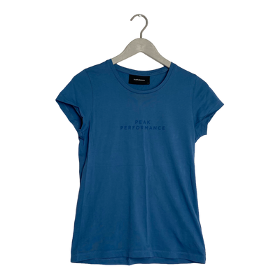 Peak Performance tricot t-shirt, royal blue | woman XS