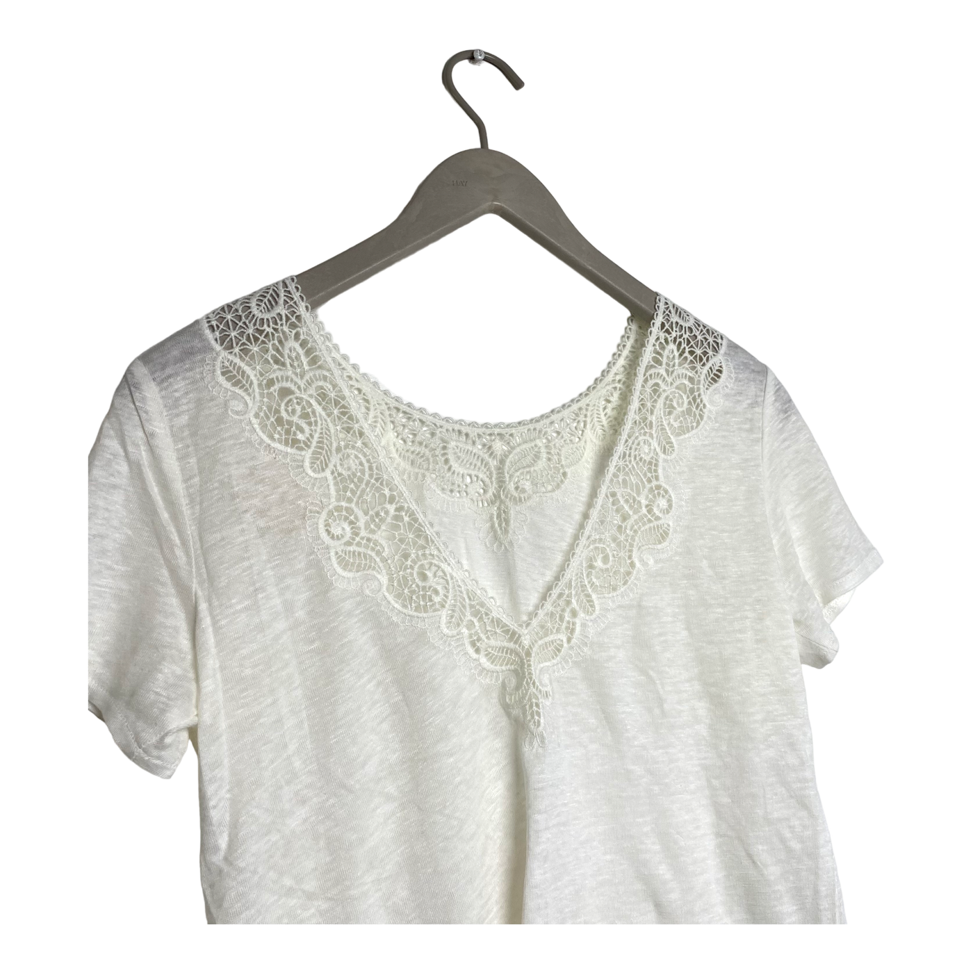 Sézane linen top, white | woman S