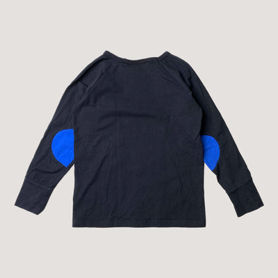 Papu patch shirt, black | 110/116cm