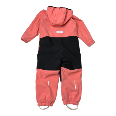 Reima sofshell reimatec overall, coral pink | 92cm